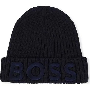Čepice Dětská bavlněná čepice BOSS J21285.56.58 námořnická modř 59X, vel. 56/58