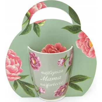 Hrnek Bella Fiore porcelán 340 ml