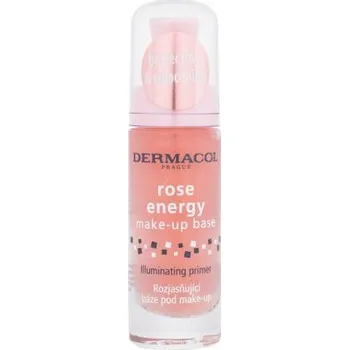Přípravek na tvář Dermacol Rose Energy rozjasňující podkladová báze pod make-up 20 ml