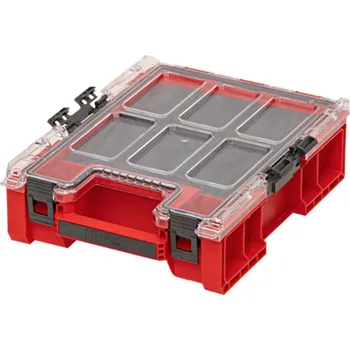 Dílna QBRICK Organizér plastový PROFI Qbrick ONE ORGANIZER M RED Plus s výplní MFI | 264x364x106 mm - P90705