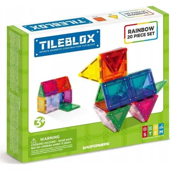 Obraz Stavebnice Tileblox - Rainbow - Sada 20 kusů
