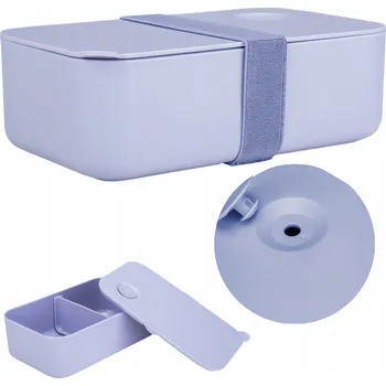 Dóza na potraviny NÁDOBA NA POTRAVINY s přihrádkou LUNCHBOX svačinový box do práce, školy