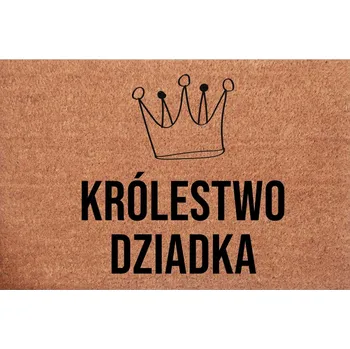 Rohožka Kokosová rohožka ke dveřím Dárek pro dědečka Království dědečka