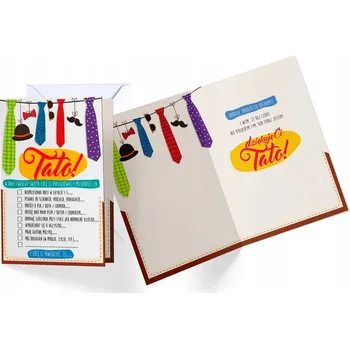 Obraz Přání ke Dni otců 12 x 17 cm