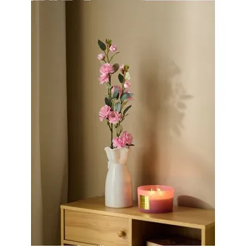 umělá květina Sinsay - Dekorativní rostlina ve formě větvičky kvetoucí třešně - pastelová růžová - 317IN-03X - 317IN-03X-ONE