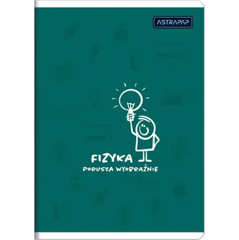 Tematický sešit ASTRAPAP A5, 60 listů, čtvereček, FYZIKA