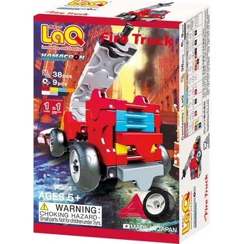 ostatní stavebnice LaQ Hamacron Constructor Mini hasičský vůz 47 dílů stavebních Stavebnice