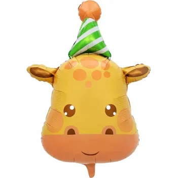 Balónek FÓLIOVÝ BALÓNEK Žirafa SATÉNOVÝ Balónkové Zvířátka
