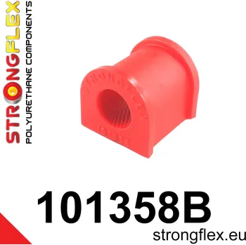 Silentblok nápravy 101358B: Strongflex Silentblok předního stabilizátoru 15mm Red