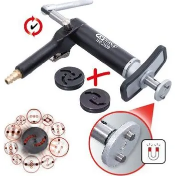 Nářadí pro automobil KS Tools Souprava univerzálního nářadí ke zpětnému nastavení pístů brzdových válců, s pneumatickým vřetenem, 3 Ks 150.1925