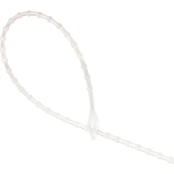 Stahovací páska stahovací pásky kuličkové 100mm bílé / 100ks AUTOLAMP