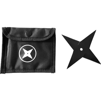 Sebeobrana Chladné Zbraně Vrhací ninja hvězdice "BLACK SHURIKEN"