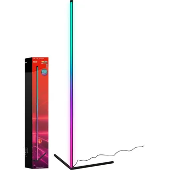 Stojací lampa BRILONER RGBIC LED stojanová lampa, dálkový ovladač, Gaming Deko, stmívatelné, 143 cm, časovač - BRILO BRILO 1203015