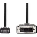 Nedis - Kabel HDMI – DVI | HDMI Konektor - DVI-D 24+1-Pin Zástrčka | 3 m | Černá barva CCGB34800BK30