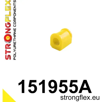 Silentblok nápravy 151955A: Strongflex Silentblok předního stabilizátoru varianta SPORT 19mm Black
