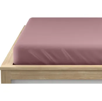 Bytový textil Jersey prostěradlo s lycrou tmavě fialové 90 x 200 cm