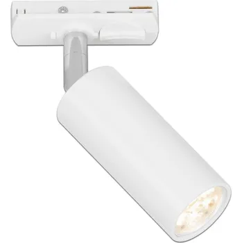 Bodové svítidlo BRILONER LED spot 5,5W lištový systém 230V vysokonapěťový, stmívatelné, teplá bílá, 4x10 cm, bílý - BRILO BRILO 8007016