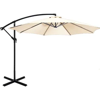 Slunečník Závěsný slunečník 2,7 m - více barev - krémová