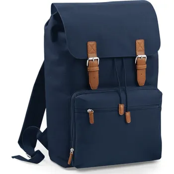 Nákupní taška BagBase Batoh na notebook BG 613, vintage, 18l COT520613t7299-graphite gr UNI Šedá grafitová/černá