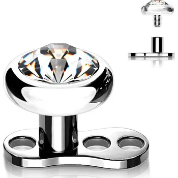 Piercing Šperky4U Kompletní microdermal piercing 1,6 mm - MD036C-04