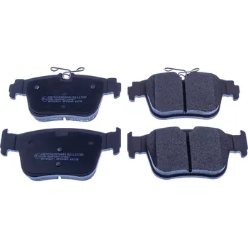 Brzdová destička Sada brzdových destiček, kotoučová brzda DENCKERMANN B111535