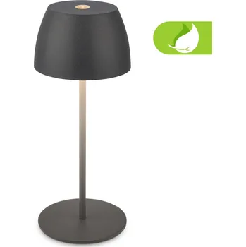 Lampička BRILONER LED nabíjecí stolní lampička Serina Mini, bezdrátová, 20cm, IP44, 2,5W, stmívatelné, dotykový vypínač, antracit - BRILO BRILO 7503015