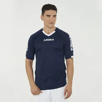 Pánské tričko LEGEA Unisex prodyšný basketbalový dres Los Angeles BÍLÁ|MODRÁ