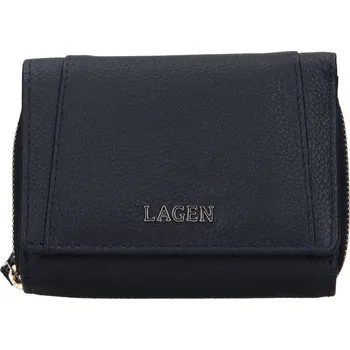 Peněženka Lagen dámská peněženka kožená BLC/5312/222 - tmavě modrá - NAVY BLUE + doprava zdarma