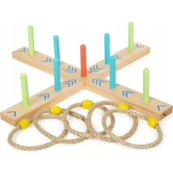 Obraz DŘEVĚNÝ HÁZECÍ KŘÍŽ, SADA PRO DĚTI PRO KIDS