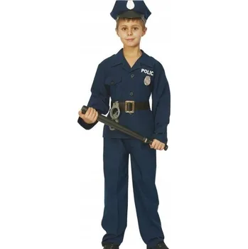 Karnevalový kostým Kostým Policista Madej vel. 110-120