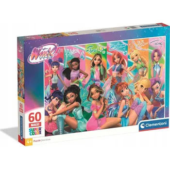 Puzzle Puzzle Clementoni 60 dílků SuperKolor Winx