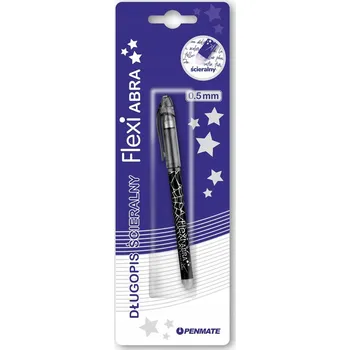 Propiska s gumou Flexi Abra Penmate černá na blistru PENMATE