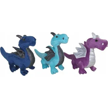 plyšák Plyšová Hračka Drak Dinosaurus 3 barvy - 23 cm
