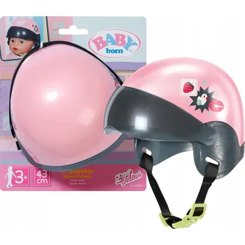 Doplněk pro panenku Baby Born helma pro panenku pro bezpečnost panenek na kolo koloběžku skútr