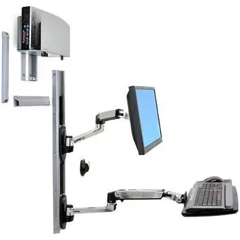Počítač ERGOTRON LX Wall Mount System, systém držáků na zeď, monitor (all in one), klávesnice, myš