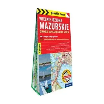 Cestování Plastic map Wielkie Jeziora Mazurskie 1:60 000 - Praca zbiorowa