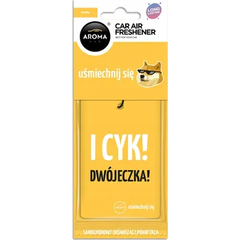 Vůně do auta ZÁVĚSKA AROMA DO AUTA, I CYK DWÓJECZKA MEM VANILLA