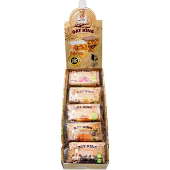 LSP nutrition Oat King Energy bar 10 x 95 g flapjack - vegan mix bez polevy