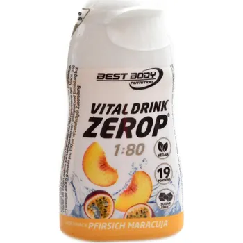 Nápoj pro sportovce Best Body nutrition Vital drink Zerop 48 ml - broskev maracuja