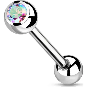 Piercing Šperky4U Piercing do jazyku TITAN - TIT1017-AB