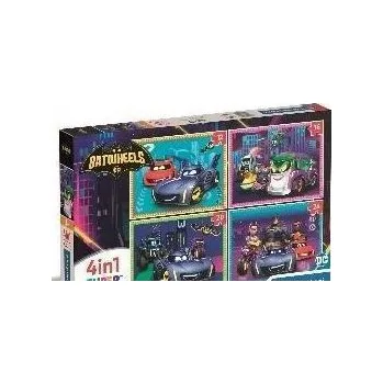 Puzzle Puzzle 4v1 Super Color Batwheels Clementoni