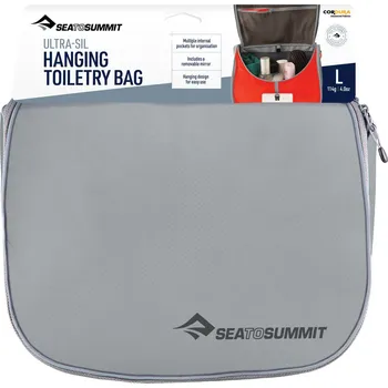 Kosmetická taška Kosmetická taška Sea to Summit Ultra-Sil Hanging Toiletry Bag Large Barva: šedá