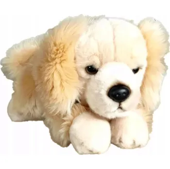 plyšák Plyšová Hračka Pes Retriever Ležící Velký Plyšák 30 cm Měkká Plyšový Mazlíček Přítulníček Medvídek