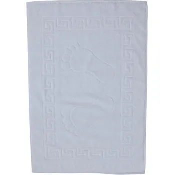 Koupelnová předložka Ručník hotelový předložka bílá Koupelnová rohožka 50x70 530 g/m² 100 % bavlna