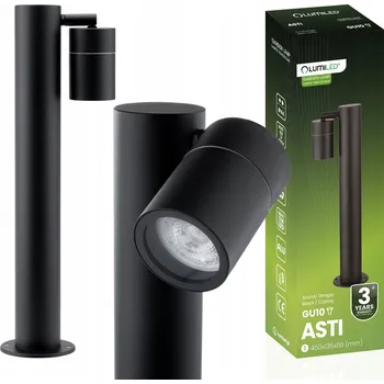 Venkovní osvětlení Osvětlovací sloupek kulatý Lumiled GU10 45 cm černý