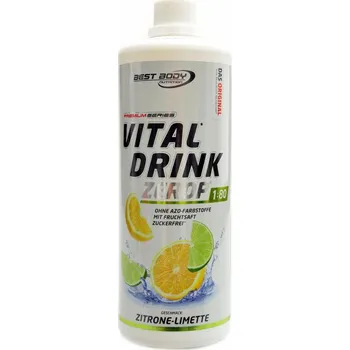 Nápoj pro sportovce Best Body nutrition Vital drink Zerop 1000 ml - citron s limetou
