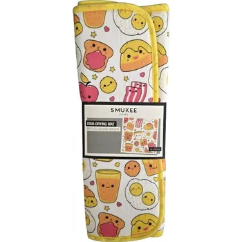 Odkapávač na nádobí SMUKEE Rychleschnoucí podložka na sušení nádobí 40 x 60 cm BÍLÁ VZOR 980