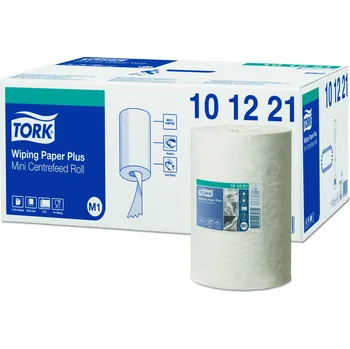 Papírový ručník Tork papírová utěrka Plus, role, bílá, M1, 101221