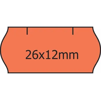Samolepící etiketa Cenové etikety 26 x 12 CONTACT červená (38)