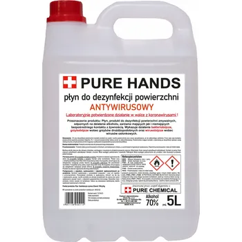 Dezinfekce Dezinfekční prostředek Pure Hands Antivirový tekutý přípravek 5 l